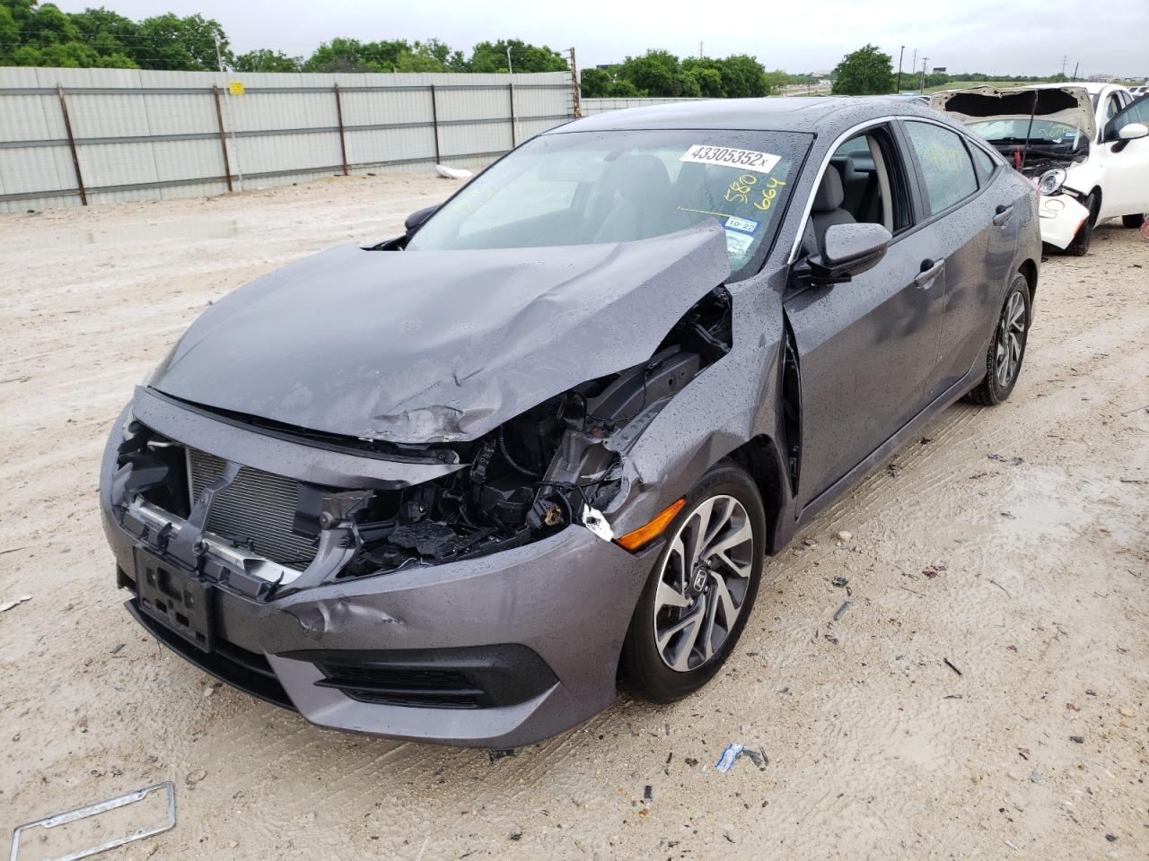 Photo 2 from auction – 2018 HONDA CIVIC EX with VIN 2HGFC2F7XJH580664