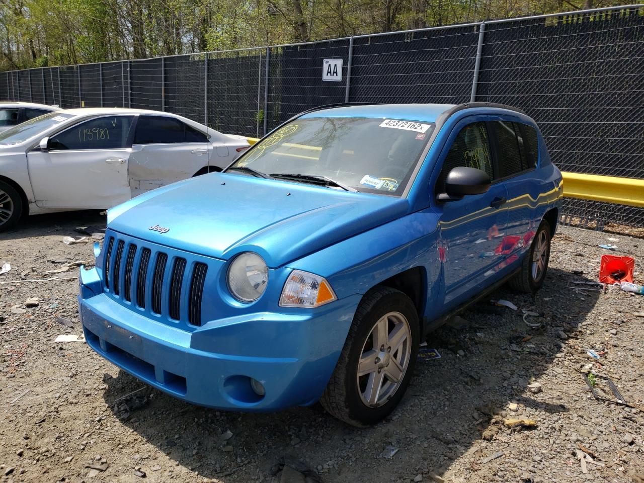 Photo 2 from auction – 2008 JEEP COMPASS SP with VIN 1J8FT47W88D772505