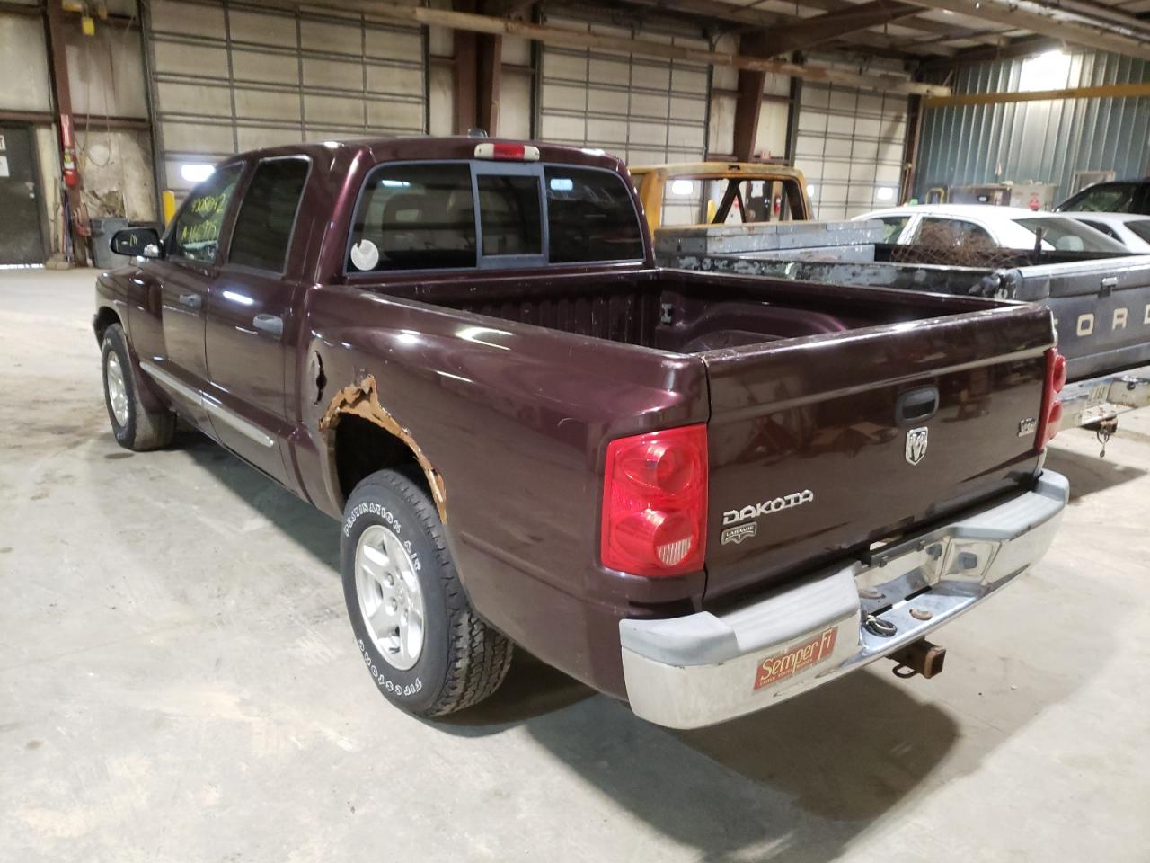 Photo 3 from auction – 2005 DODGE DAKOTA QUA with VIN 1D7HE58N15S103561