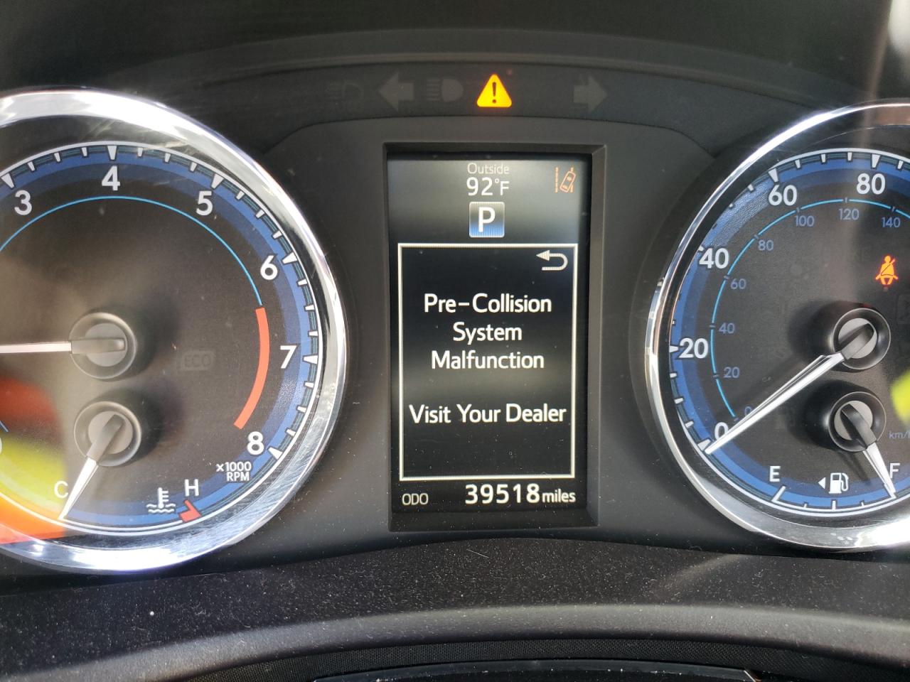 Photo 8 from auction – 2019 TOYOTA COROLLA L with VIN 5YFBURHE3KP856449