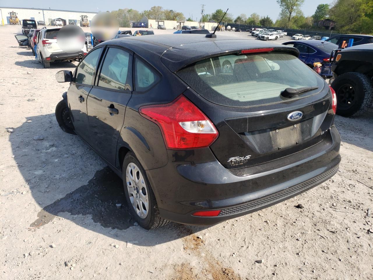 Photo 3 from auction – 2012 FORD FOCUS SE with VIN 1FAHP3K23CL310828