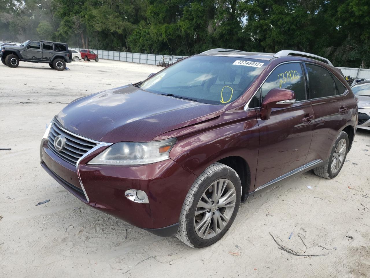 Photo 2 from auction – 2013 LEXUS RX 350 with VIN 2T2ZK1BA6DC125072