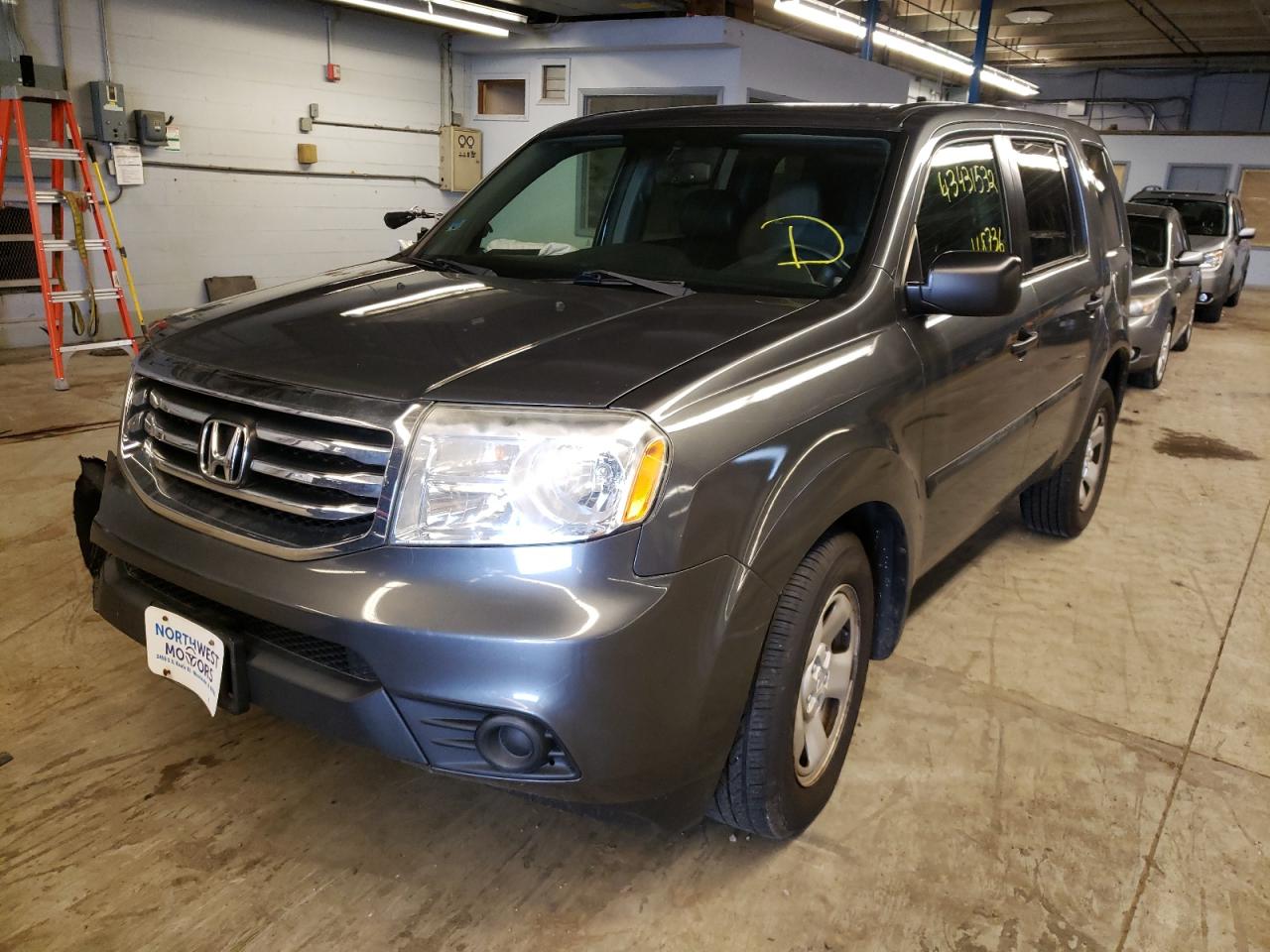 Photo 2 from auction – 2013 HONDA PILOT LX with VIN 5FNYF4H27DB020896