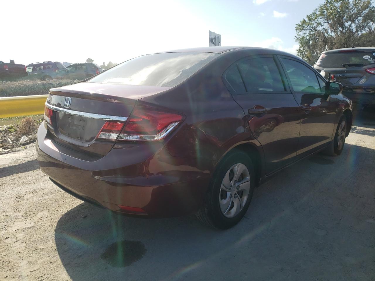Photo 4 from auction – 2014 HONDA CIVIC LX with VIN 2HGFB2F5XEH542956