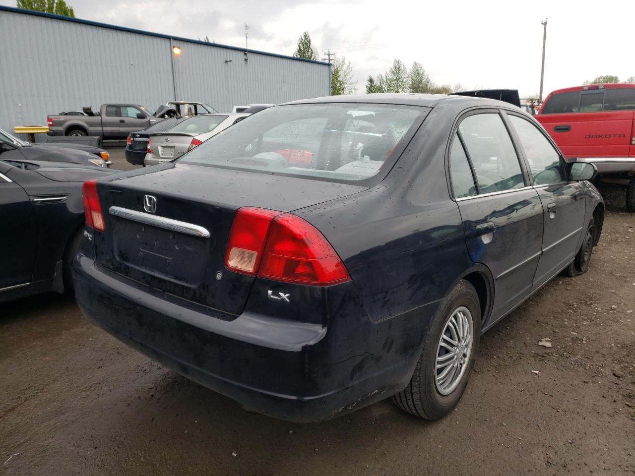 Photo 4 from auction – 2002 HONDA CIVIC LX with VIN 2HGES15572H557353