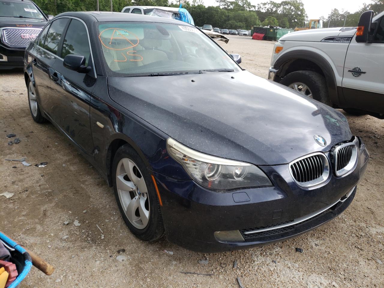 BMW 528 I 2008 with VIN WBANU53588CT12606 - Photo from auction