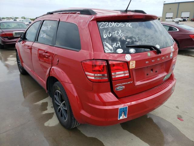 Photo 3 from auction – 2017 DODGE JOURNEY SE with VIN 3C4PDCAB6HT601500