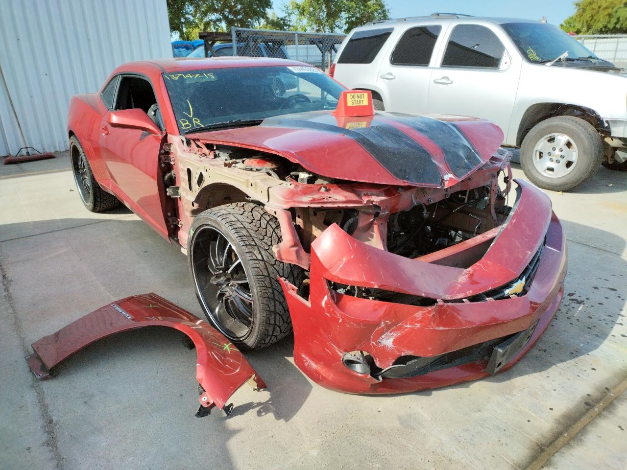 CHEVROLET CAMARO LT 2015 with VIN 2G1FD1E3XF9105207 - Photo from auction
