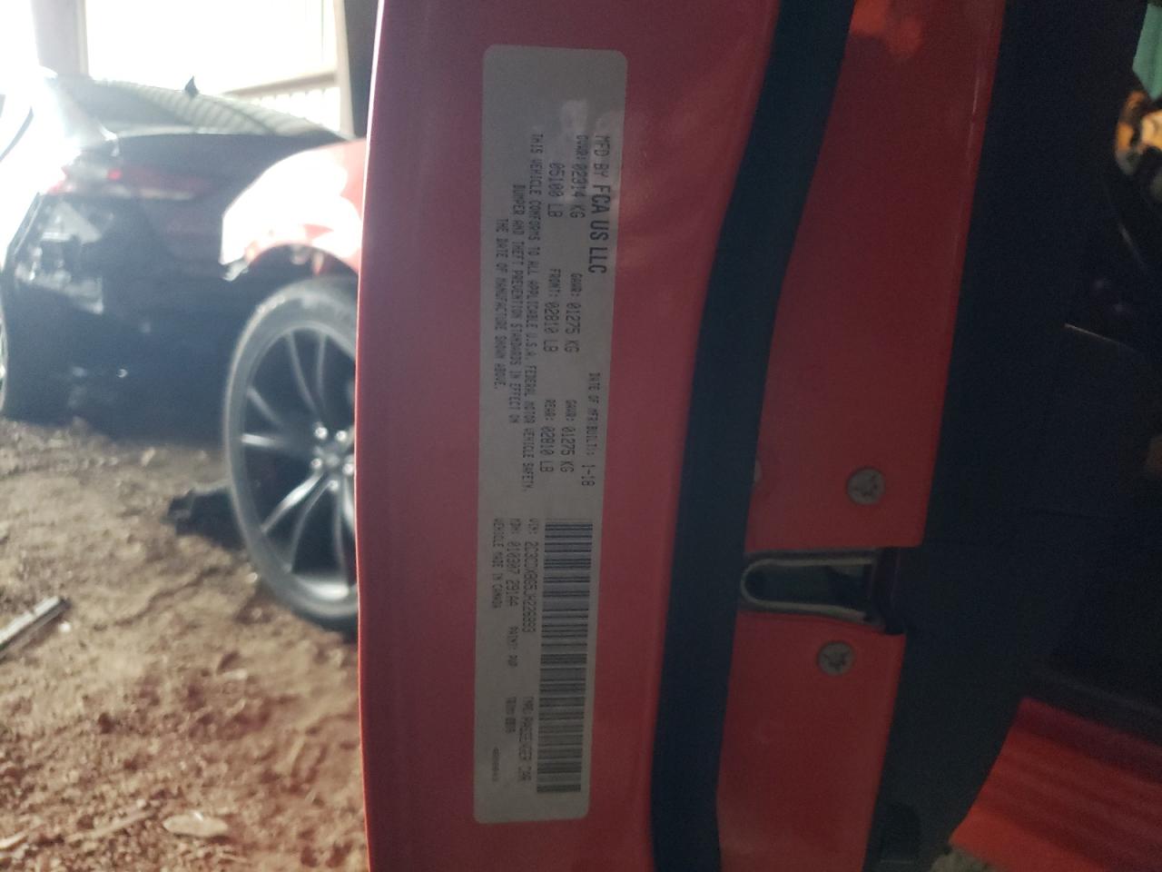 Photo 10 from auction – 2018 DODGE CHARGER SX with VIN 2C3CDXBG5JH226993