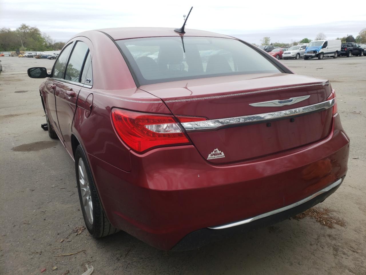 Photo 3 from auction – 2012 CHRYSLER 200 LX with VIN 1C3CCBAB4CN295843