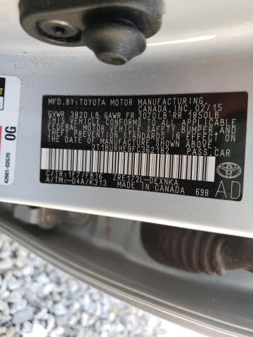 Photo 10 from auction – 2015 TOYOTA COROLLA L with VIN 2T1BURHE9FC362182