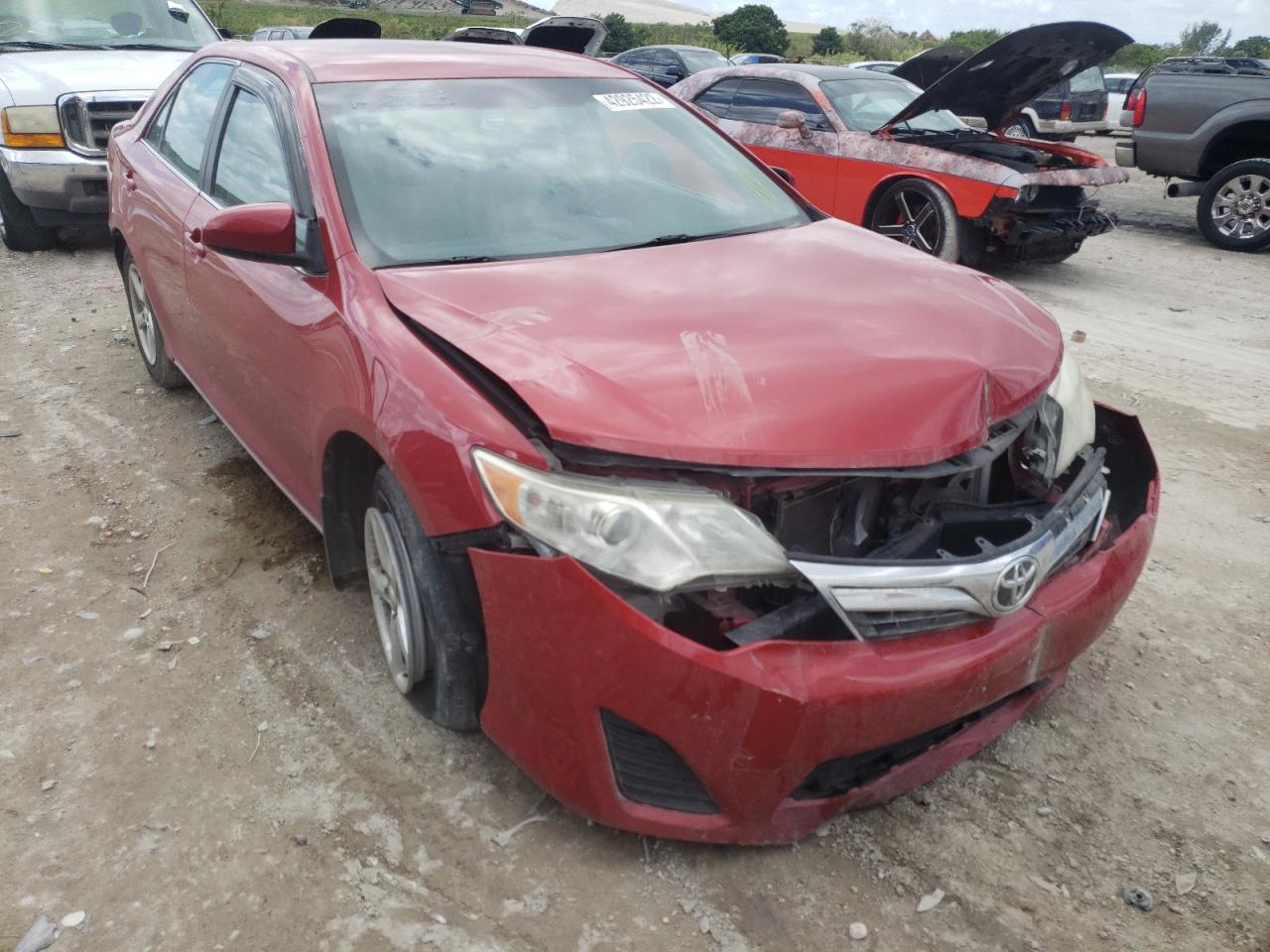 TOYOTA CAMRY L 2013 with VIN 4T4BF1FK1DR306680 - Photo from auction