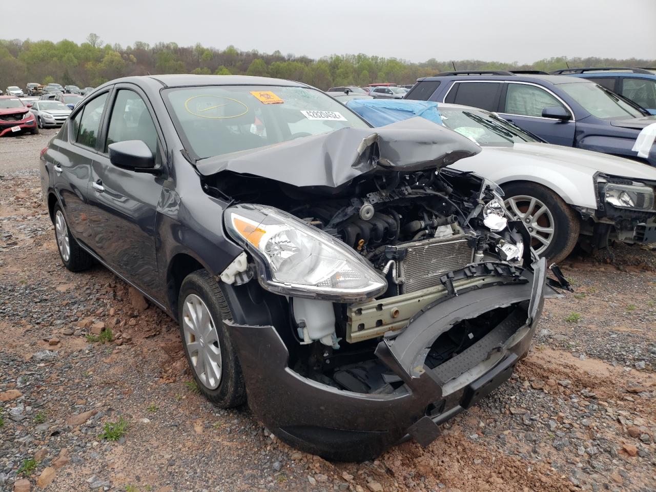 NISSAN VERSA S 2017 with VIN 3N1CN7AP3HL864240 - Photo from auction