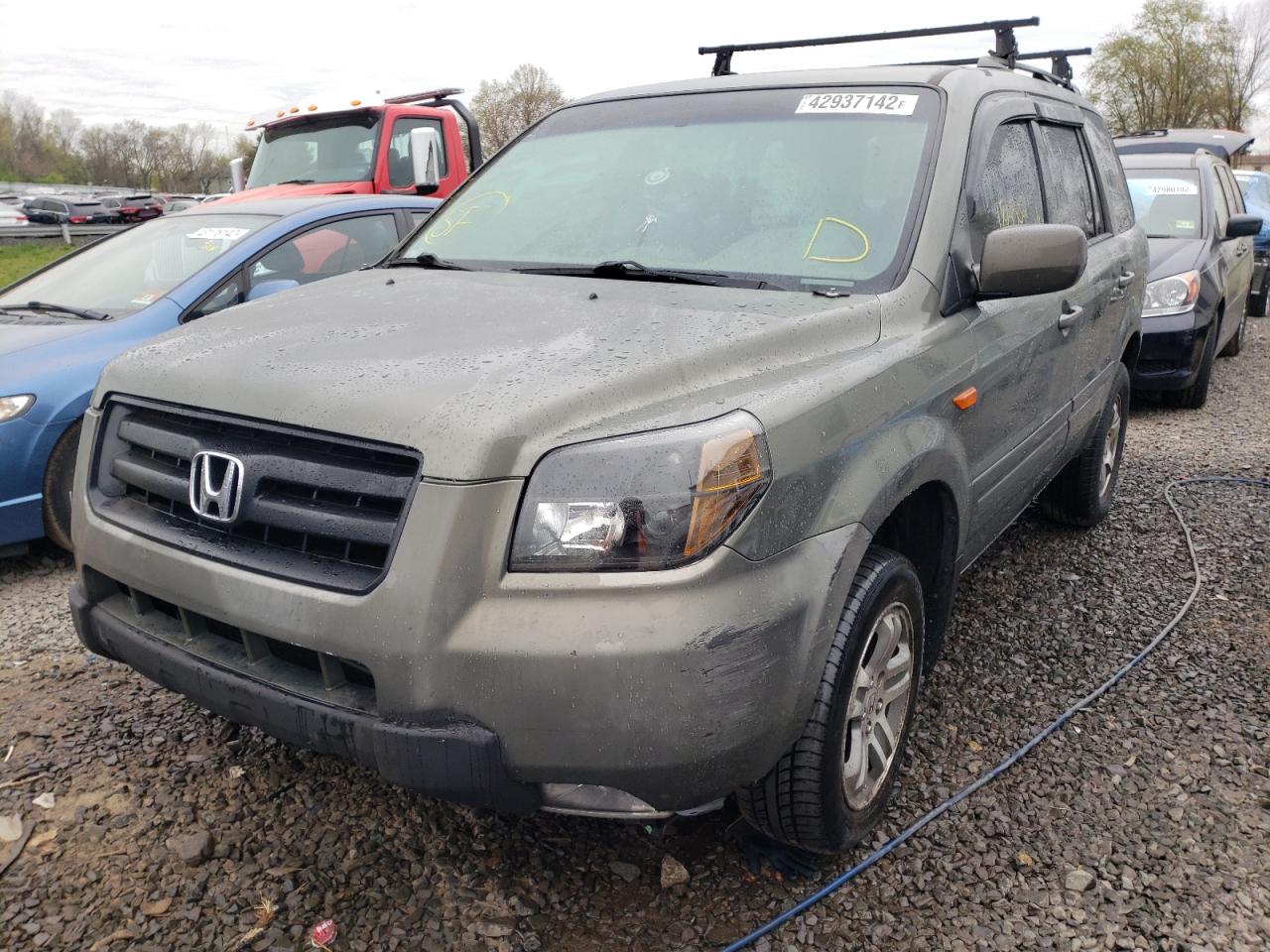 Photo 2 from auction – 2007 HONDA PILOT EX with VIN 5FNYF184X7B013218
