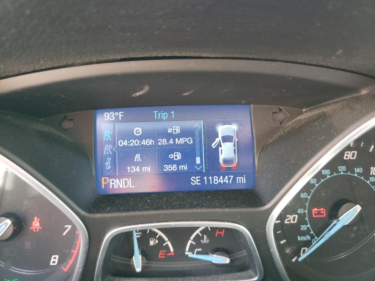 Photo 8 from auction – 2014 FORD FOCUS SE with VIN 1FADP3F29EL335910
