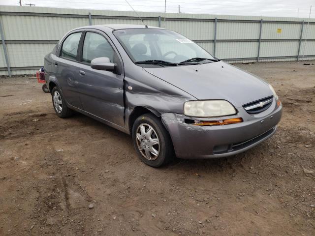 CHEVROLET AVEO BASE 2006 with VIN KL1TD56606B671845 - Photo from auction