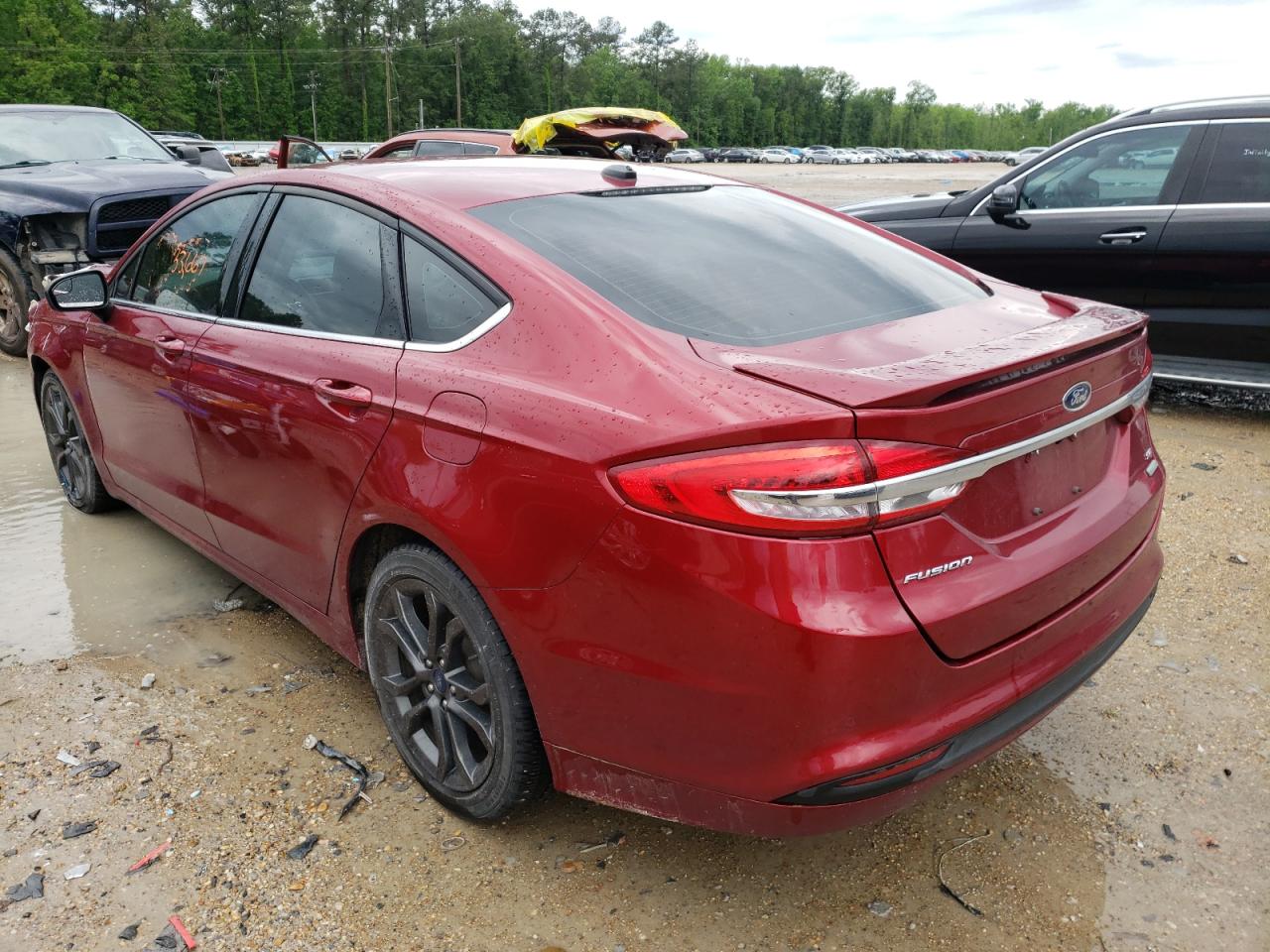 Photo 3 from auction – 2018 FORD FUSION SE with VIN 3FA6P0HD8JR165752