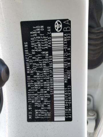 Photo 10 from auction – 2018 TOYOTA COROLLA L with VIN 5YFBURHE1JP786769