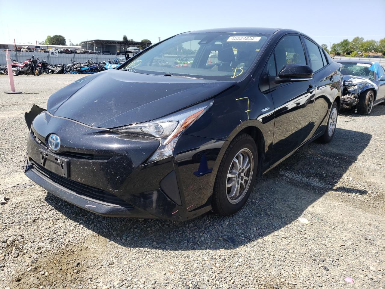 Photo 2 from auction – 2017 TOYOTA PRIUS with VIN JTDKBRFU7H3057386