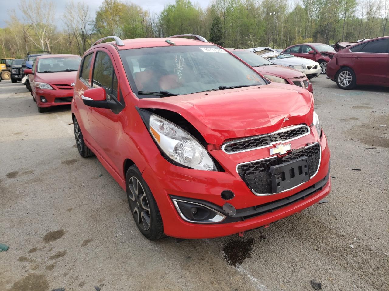 CHEVROLET SPARK 2LT 2015 with VIN KL8CF6S9XFC800895 - Photo from auction