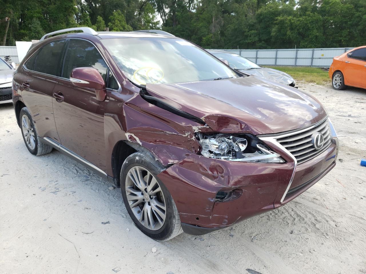 LEXUS RX 350 2013 with VIN 2T2ZK1BA6DC125072 - Photo from auction