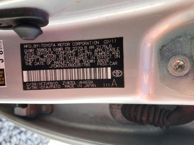 Photo 10 from auction – 2011 TOYOTA PRIUS with VIN JTDKN3DU9B0287785