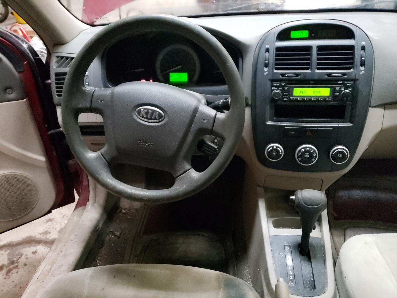 Photo 9 from auction – 2007 KIA SPECTRA EX with VIN KNAFE121875470908