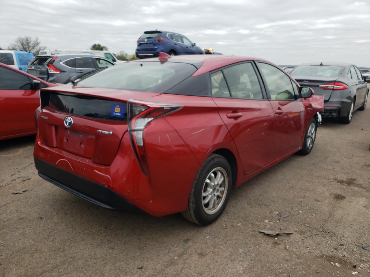 Photo 4 from auction – 2017 TOYOTA PRIUS with VIN JTDKBRFU3H3056946