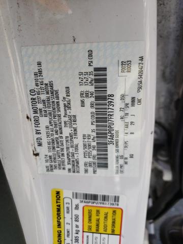 Photo 10 from auction – 2015 FORD FUSION SE with VIN 3FA6P0PU7FR173978