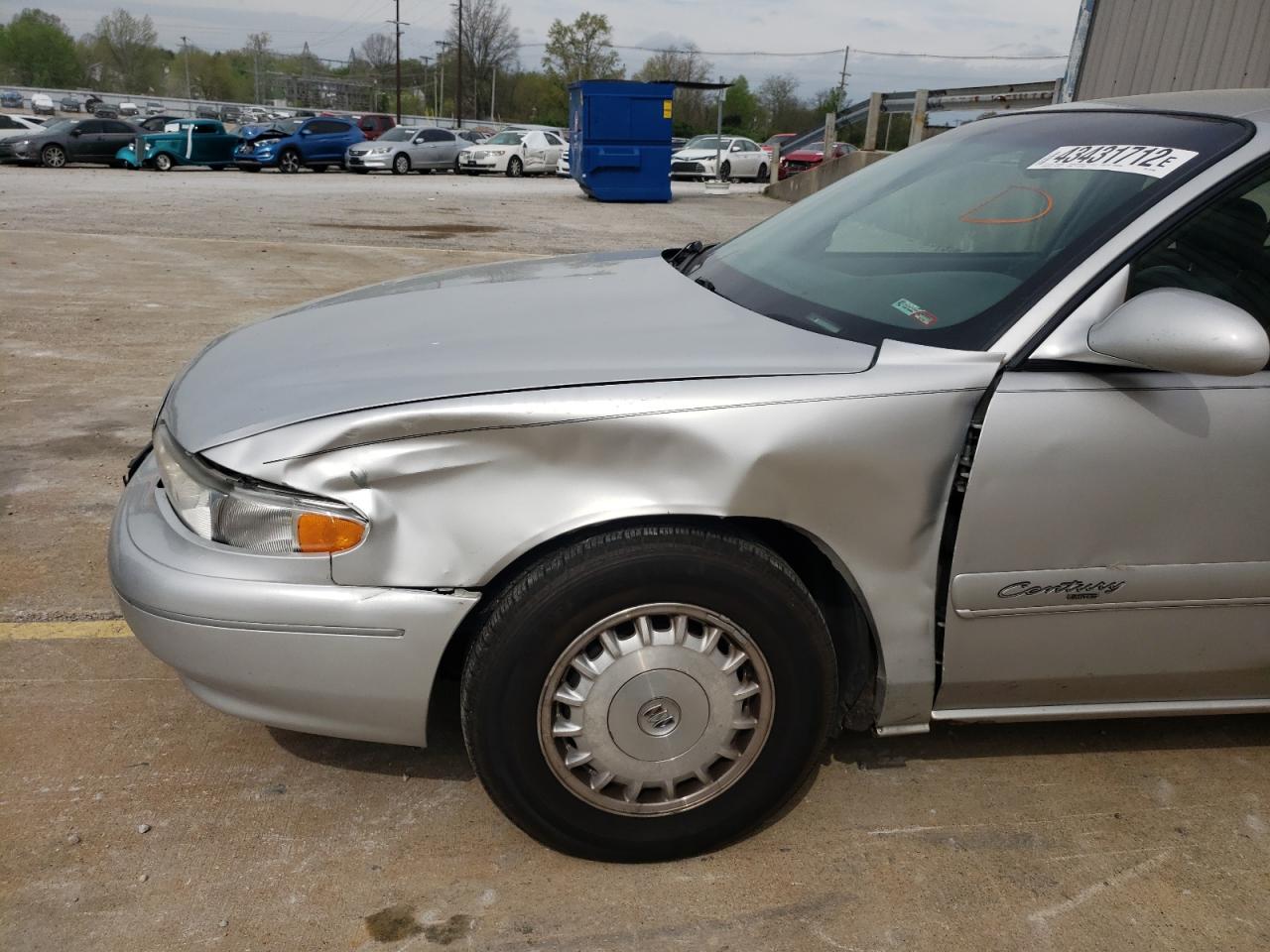 Photo 9 from auction – 2002 BUICK CENTURY LI with VIN 2G4WY55J121237908