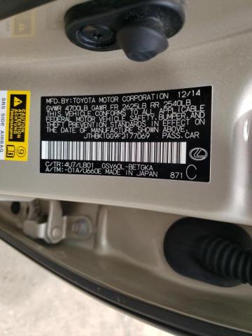 Zdjęcie 10 z aukcji – 2015 LEXUS ES 350 z VIN JTHBK1GG9F2177069