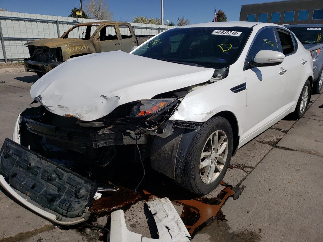 Photo 2 from auction – 2013 KIA OPTIMA LX with VIN KNAGM4A77D5358028