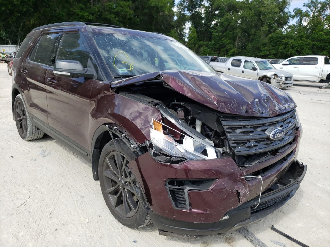FORD EXPLORER X 2018 with VIN 1FM5K7D86JGB04599 - Photo from auction
