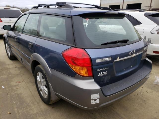 Photo 3 from auction – 2005 SUBARU LEGACY OUT with VIN 4S4BP61C857362054
