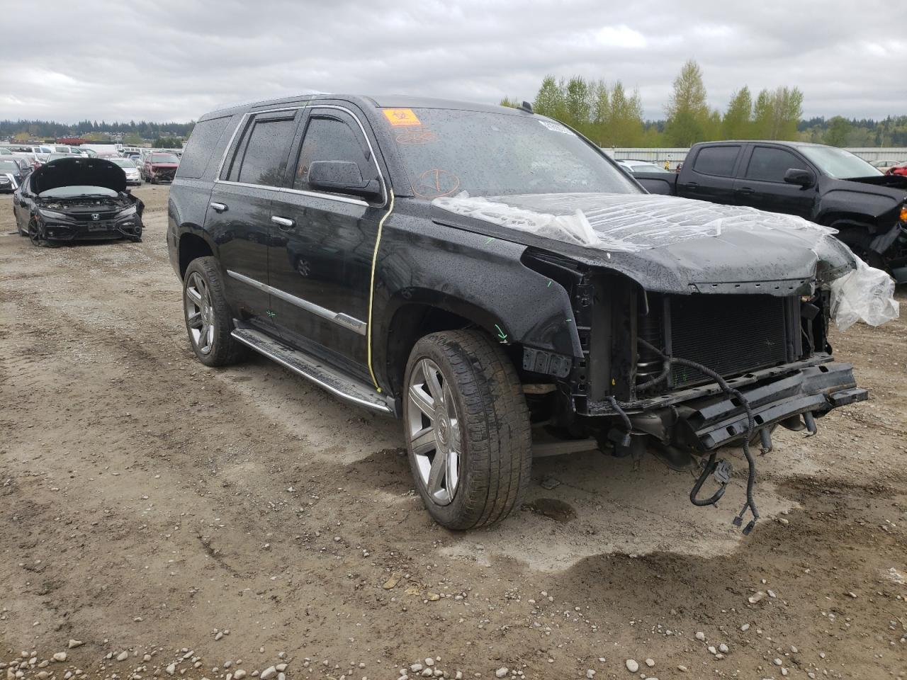 CADILLAC ESCALADE L 2015 with VIN 1GYS4BKJ8FR182950 - Photo from auction