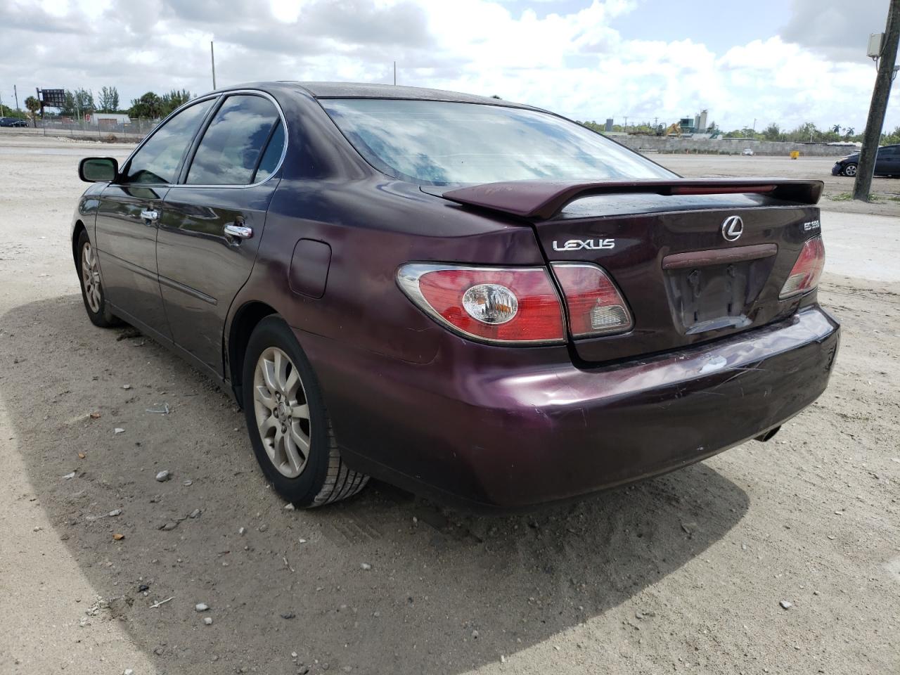 Photo 3 from auction – 2004 LEXUS ES 330 with VIN JTHBA30G245014624