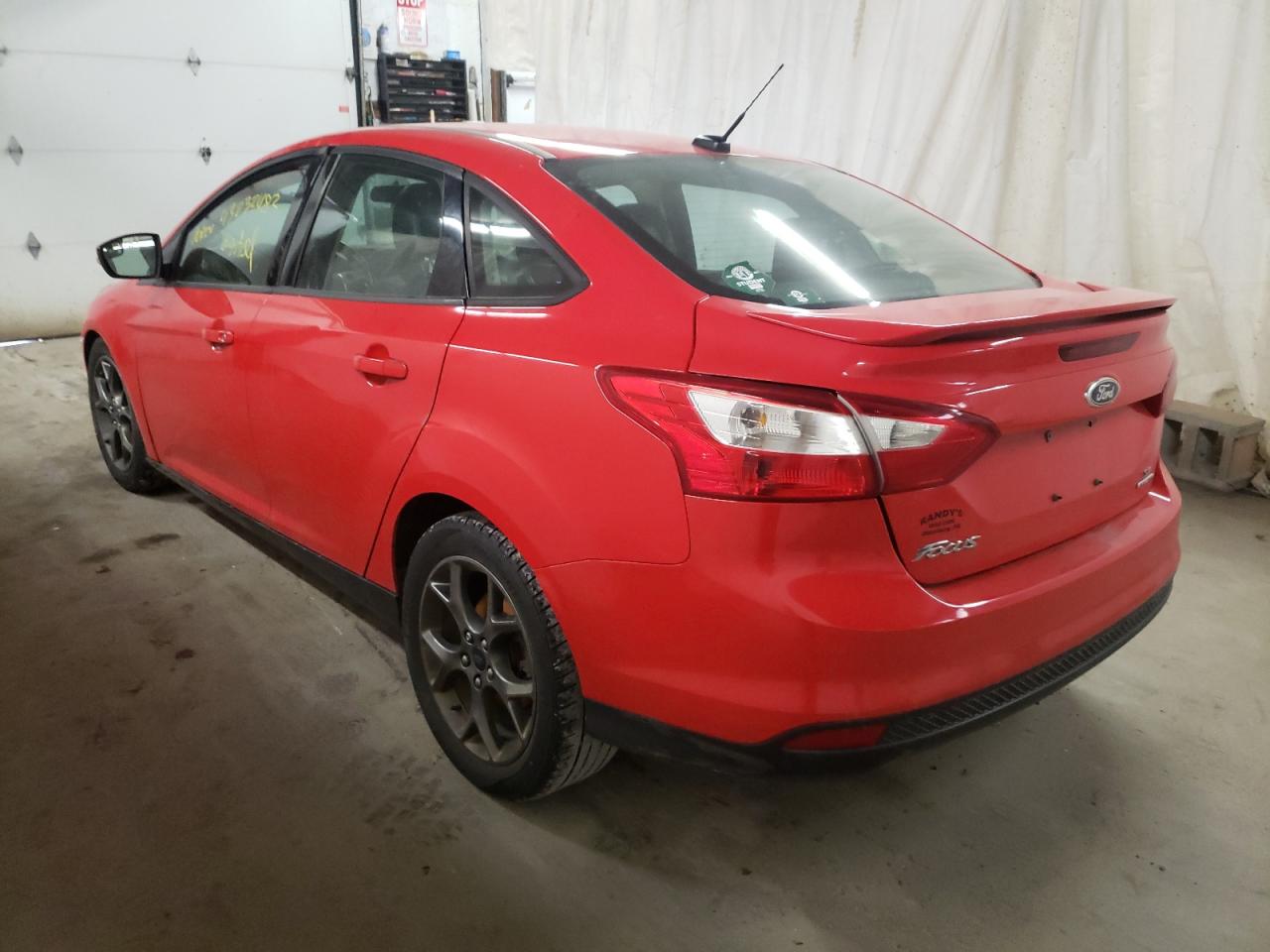 Photo 3 from auction – 2013 FORD FOCUS SE with VIN 1FADP3F21DL297636