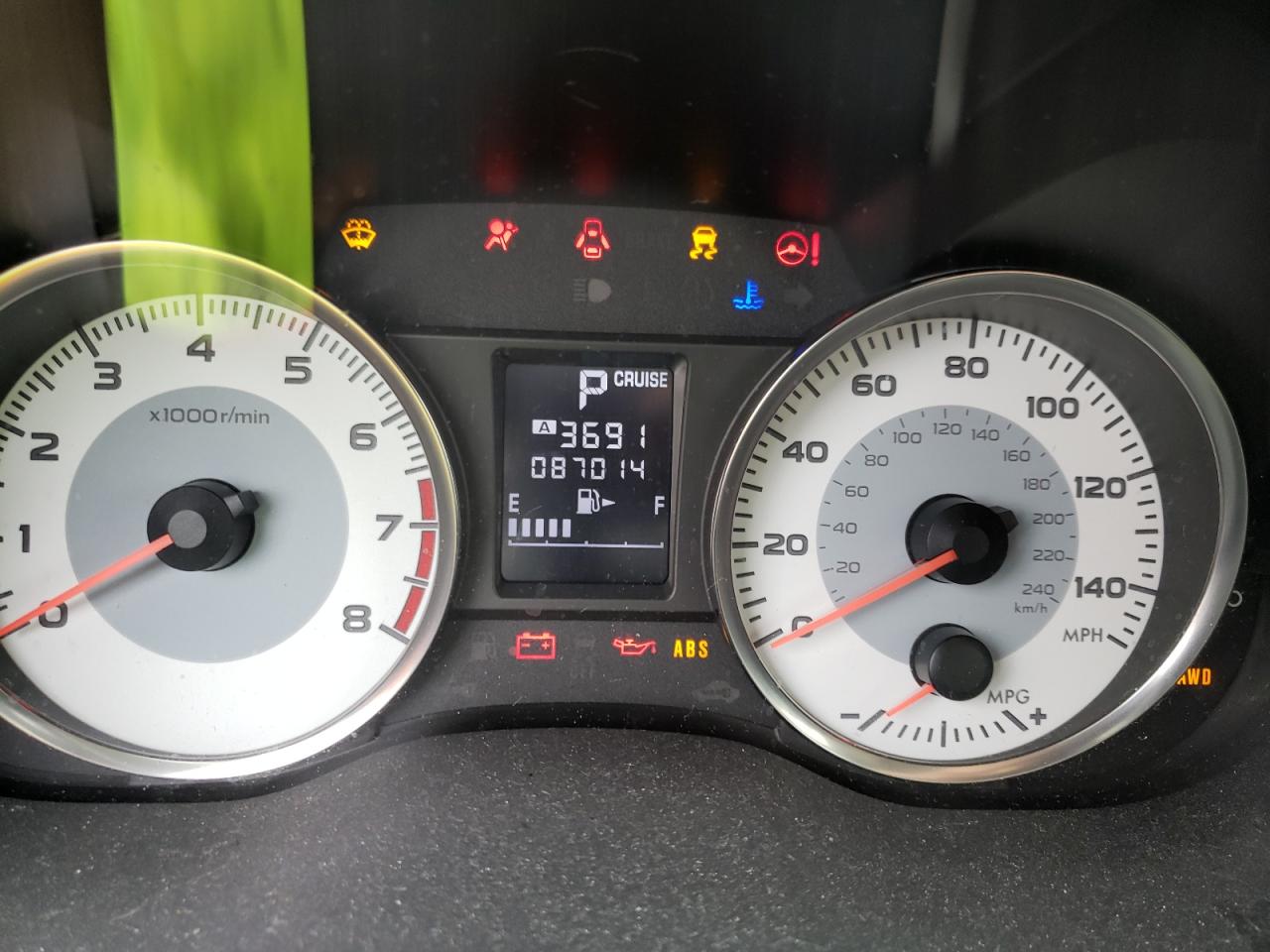 Photo 8 from auction – 2012 SUBARU IMPREZA SP with VIN JF1GPAR69CH244068
