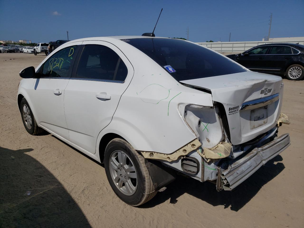 Photo 3 from auction – 2016 CHEVROLET SONIC LT with VIN 1G1JC5SH8G4184532