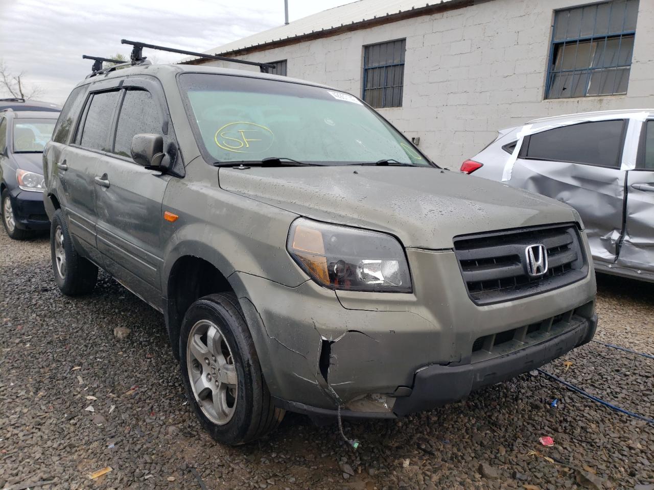 HONDA PILOT EX 2007 с VIN 5FNYF184X7B013218 - Фото с аукциона