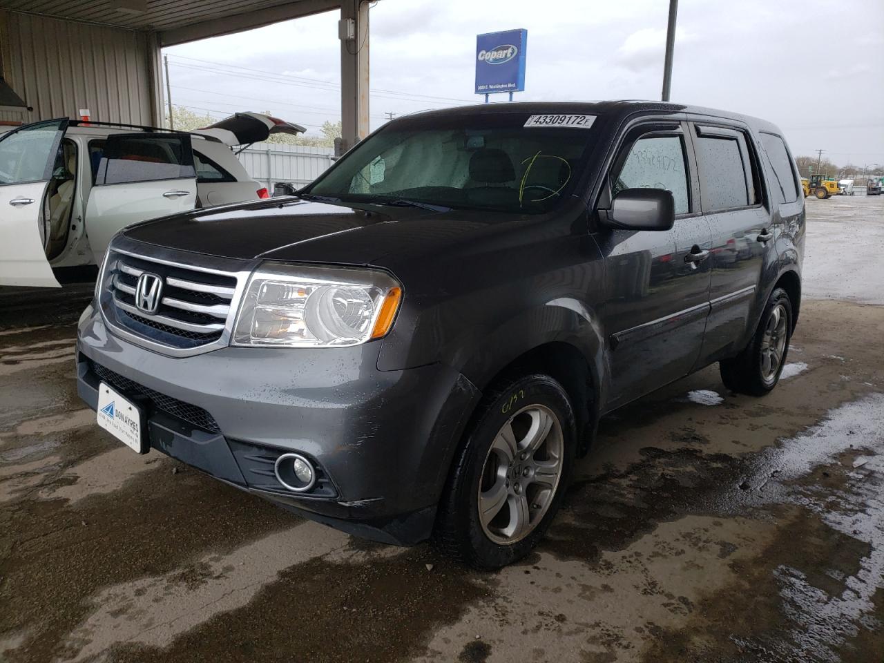 Photo 2 from auction – 2012 HONDA PILOT EXL with VIN 5FNYF4H51CB081668