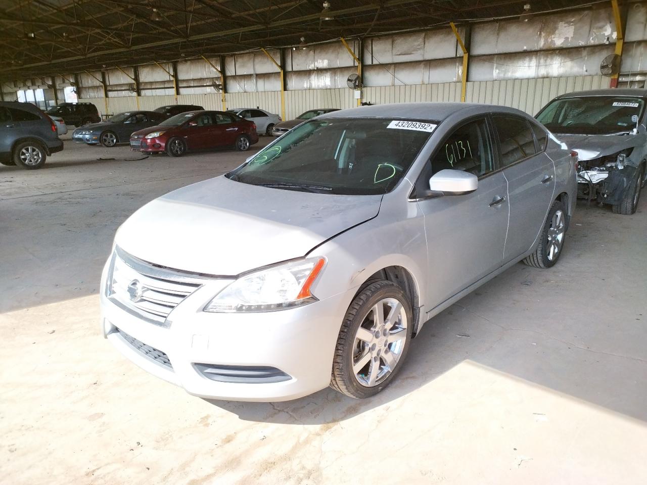 Photo 2 from auction – 2014 NISSAN SENTRA S with VIN 3N1AB7AP4EY292478