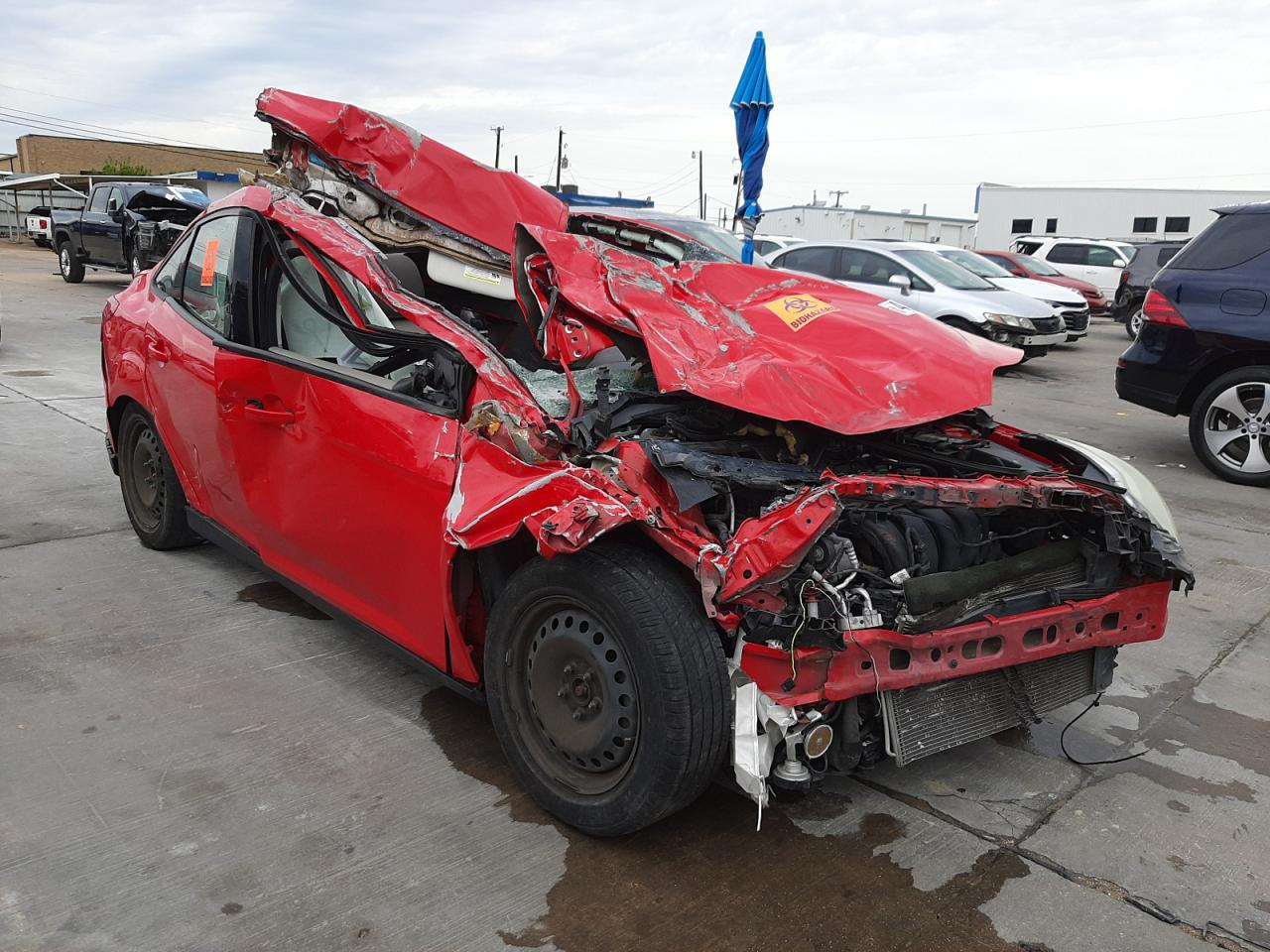 Foto 1 de la subasta – 2014 FORD FOCUS SE con VIN 1FADP3F25EL393982