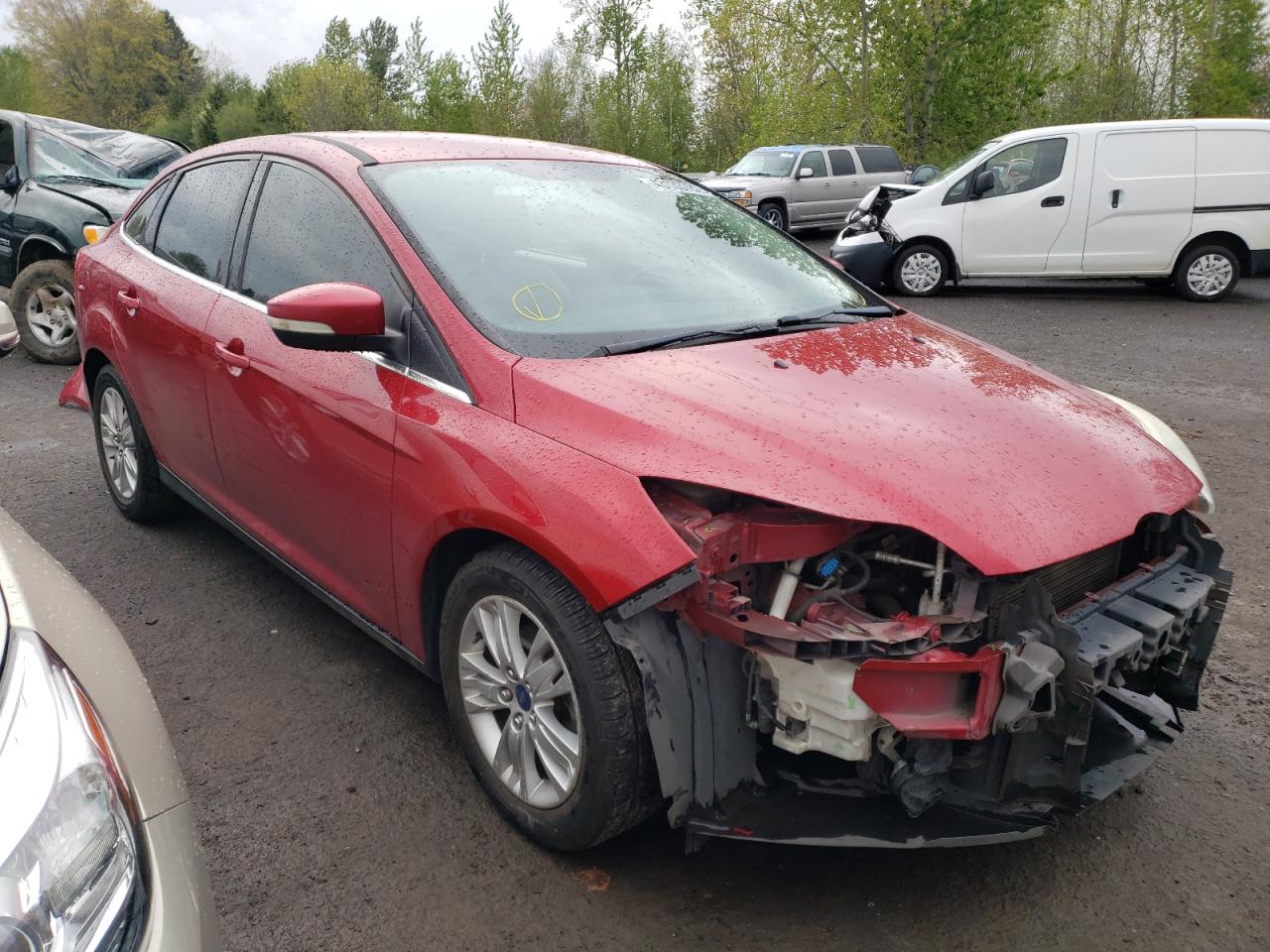 FORD FOCUS SEL 2012 with VIN 1FAHP3H21CL115026 - Photo from auction