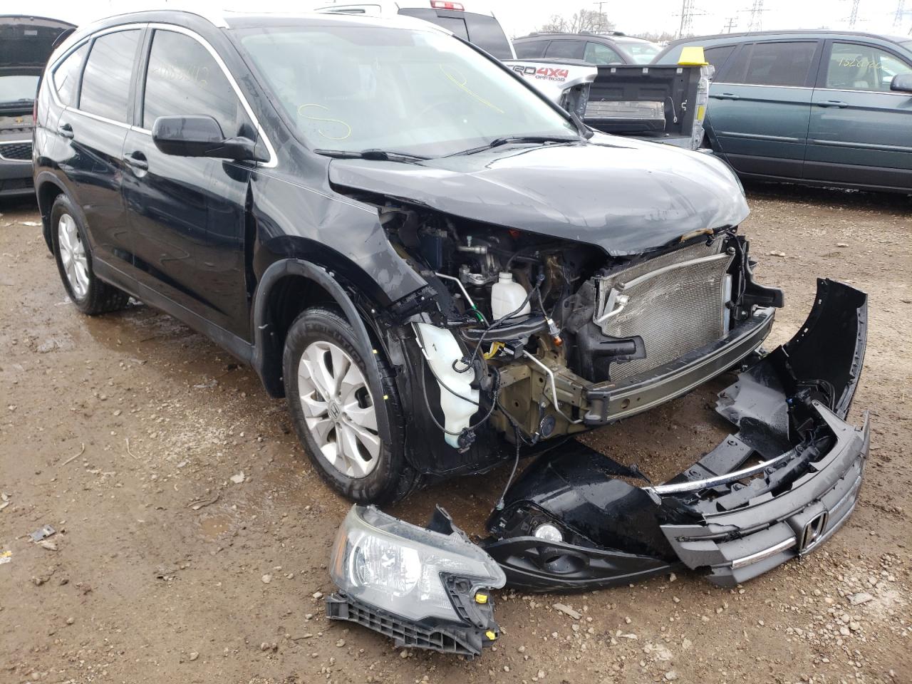HONDA CR-V EXL 2012 with VIN 5J6RM3H71CL034718 - Photo from auction