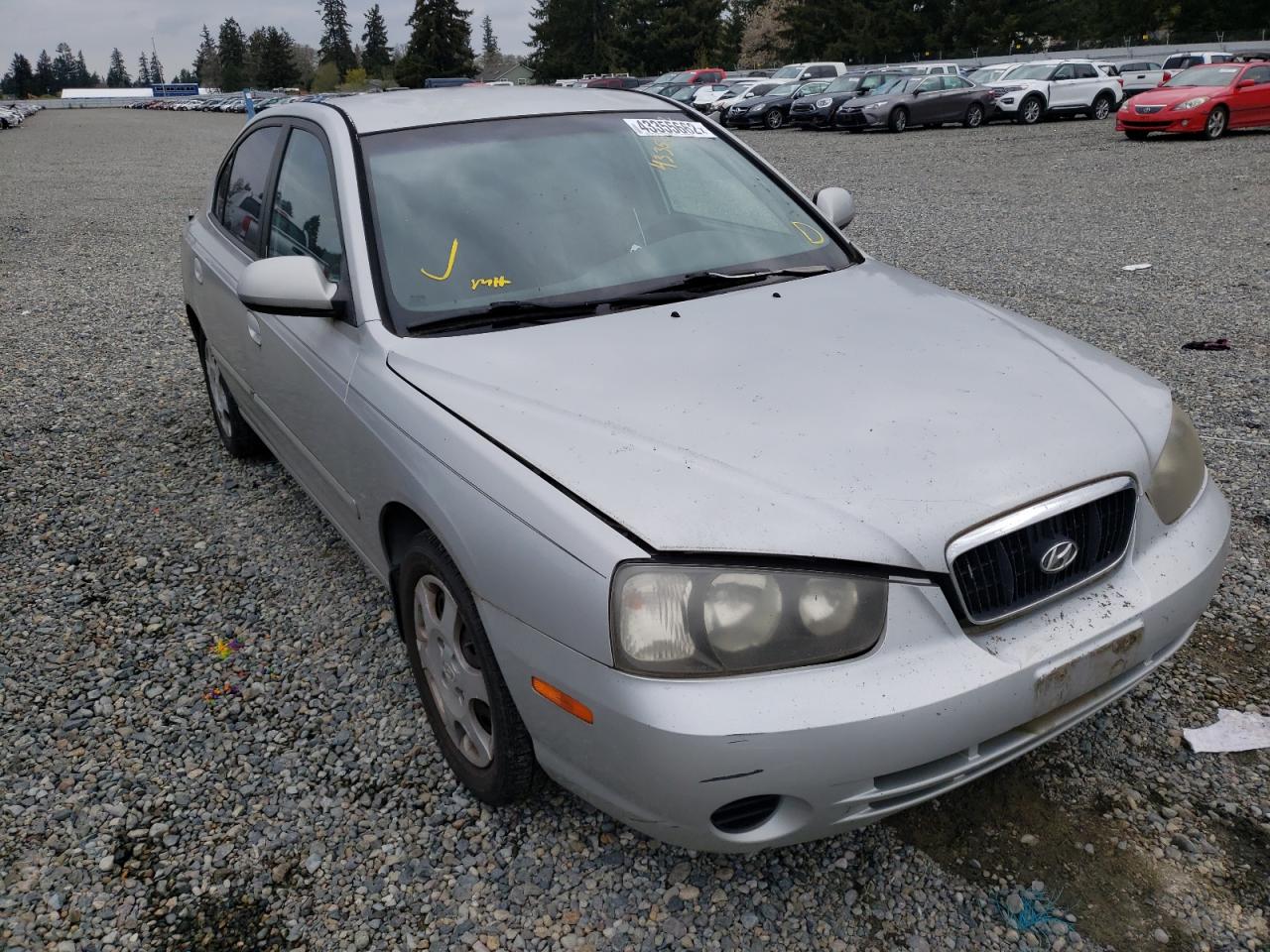 HYUNDAI ELANTRA 2002 with VIN KMHDN45D62U428684 - Photo from auction