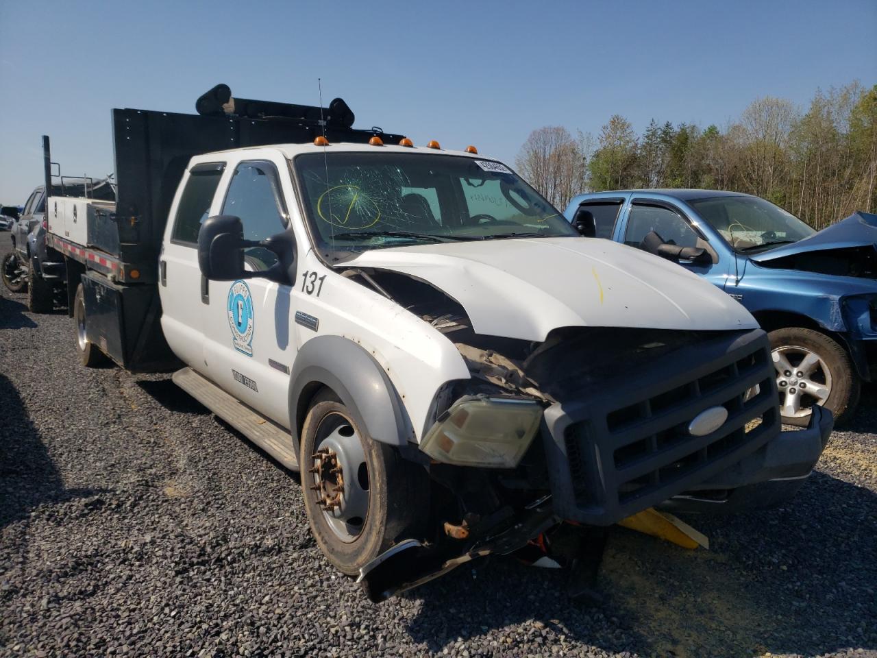 Photo 1 from auction – 2005 FORD F550 SUPER with VIN 1FDAW57P75EC73140
