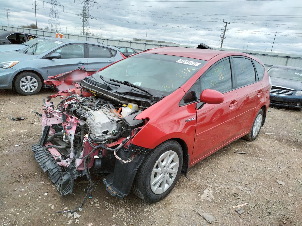 Photo 2 from auction – 2012 TOYOTA PRIUS V with VIN JTDZN3EU4C3129559