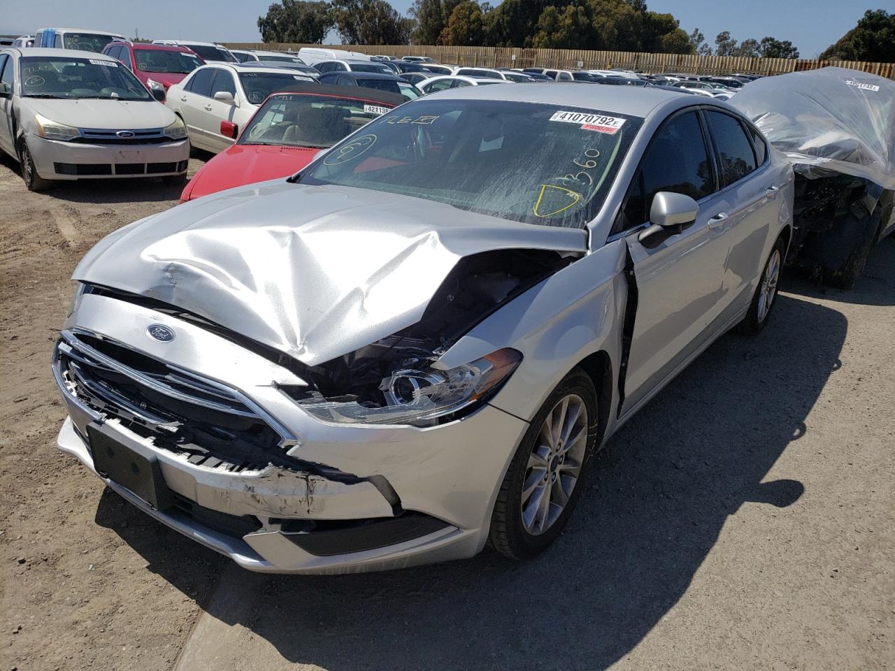 Photo 2 from auction – 2017 FORD FUSION SE with VIN 3FA6P0H79HR195590