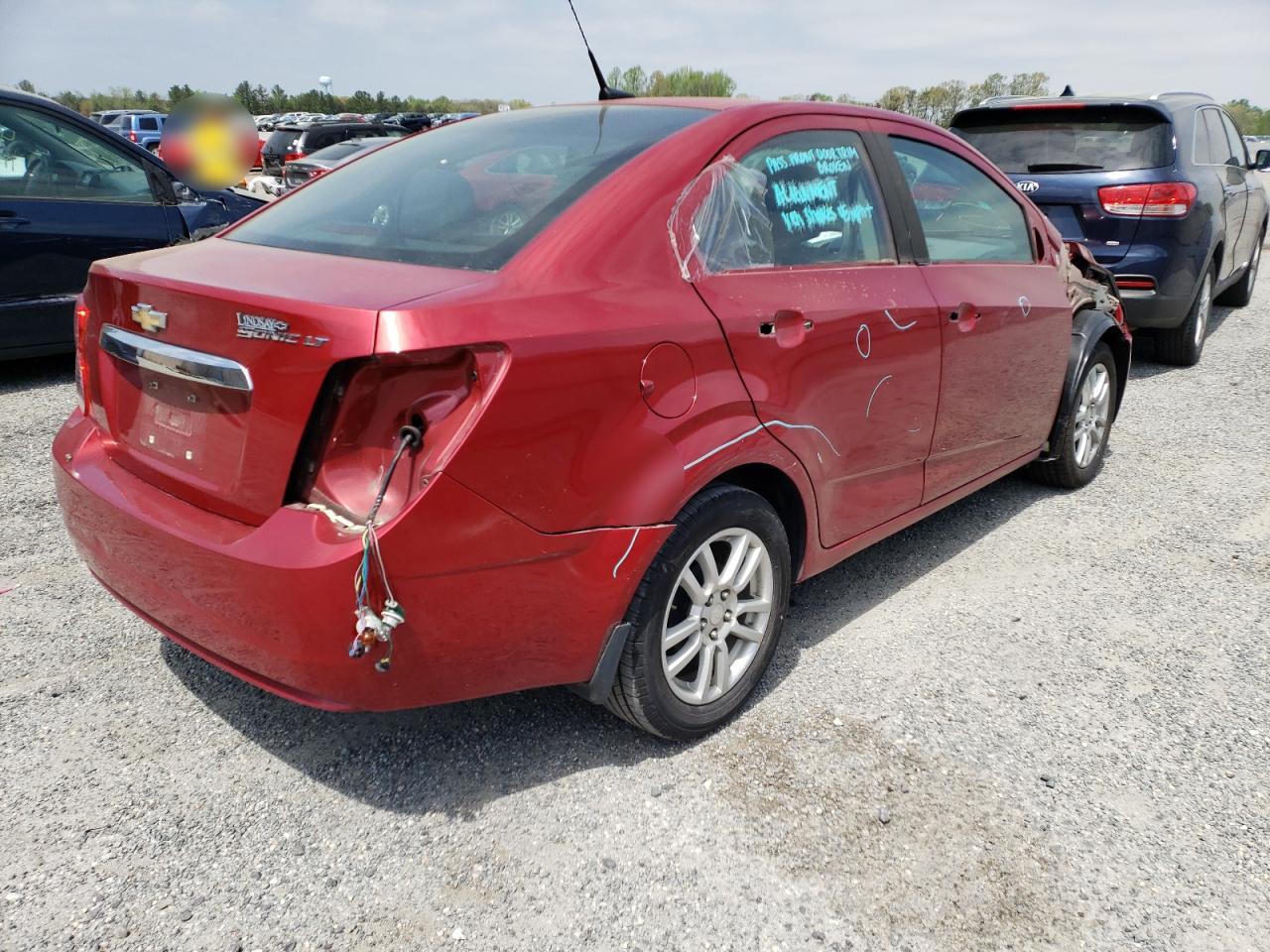 Photo 4 from auction – 2013 CHEVROLET SONIC LT with VIN 1G1JC5SHXD4122478